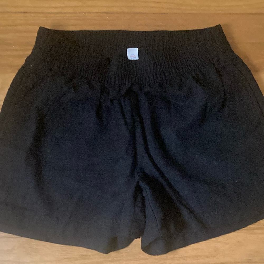 Old navy black linen shorts